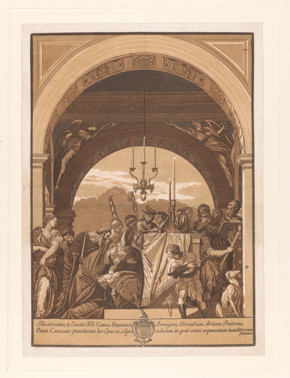 Darstellung von Christus im Tempel von John Baptist Jackson