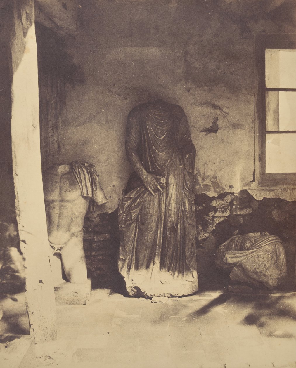 Ohne Titel [Römische Skulpturen, Cherchell Museum], 1856 von John Beasley Greene