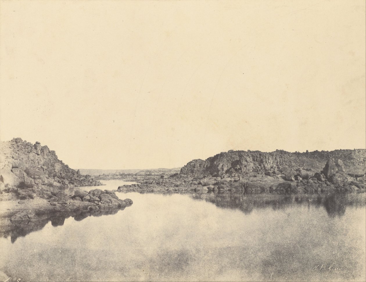 Erster Katarakt, von Philae aus gesehen von John Beasly Greene
