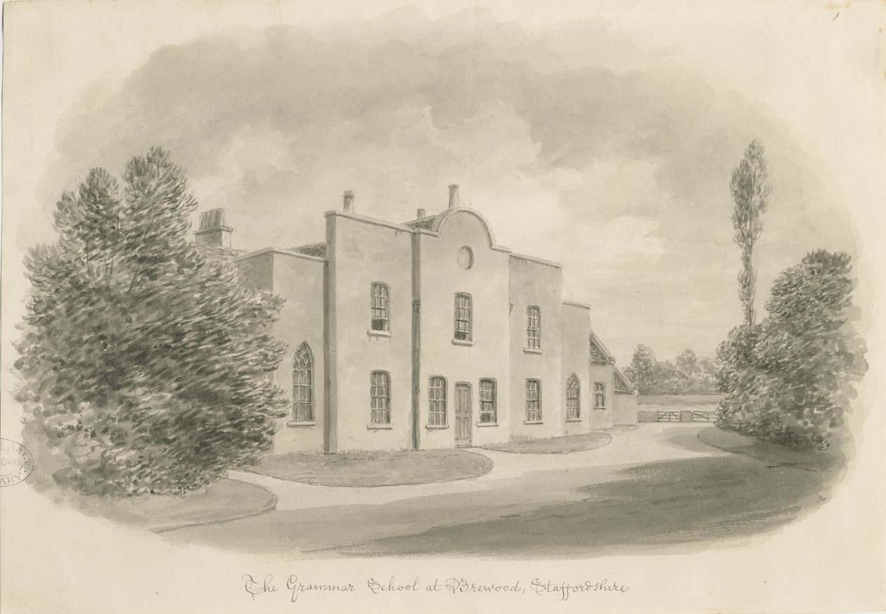 Brewood Grammar School von John Buckler