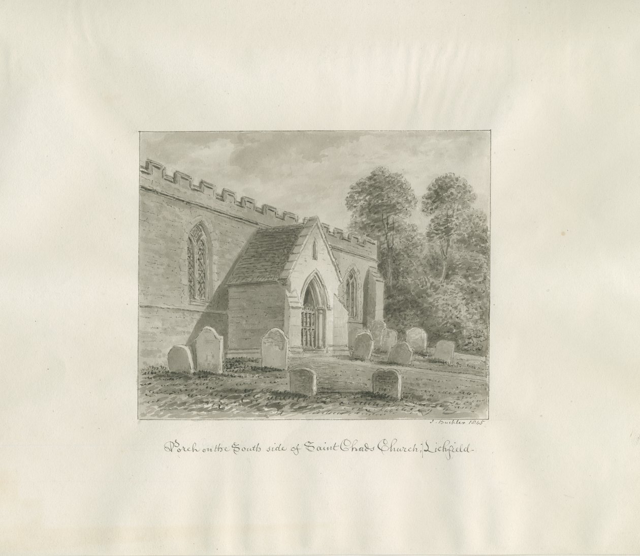 Lichfield - Südportal der St. Chad