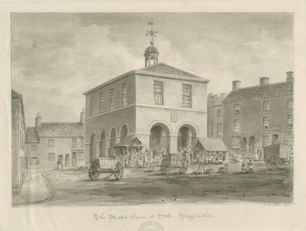 Stoke-upon-Trent - Markthaus von John Buckler
