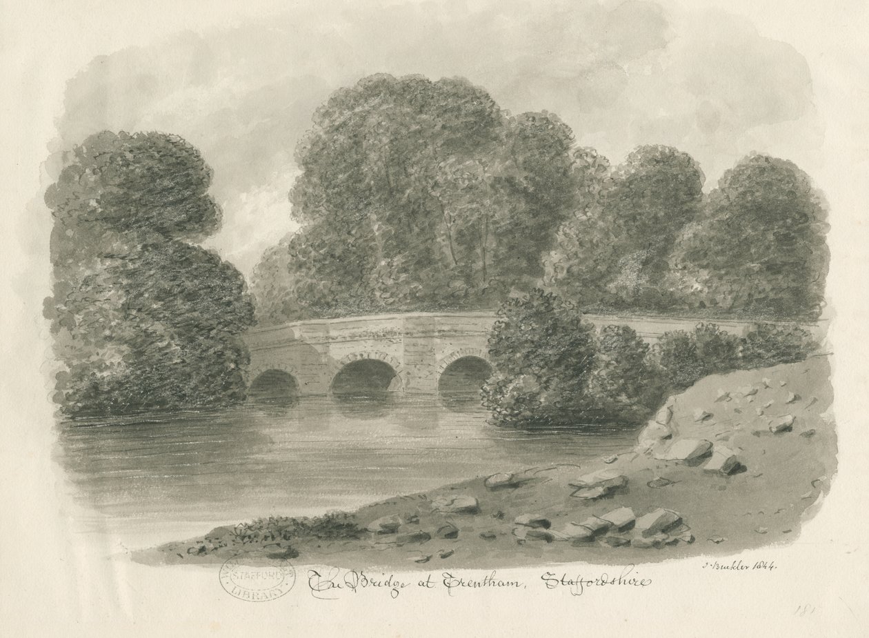 Trentham Halle - Brücke von John Buckler