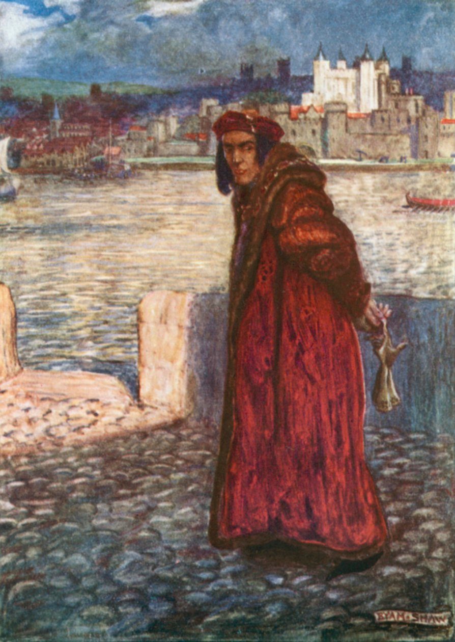 "Tauche Gedanken in meine Seele! Hier kommt Clarence". Richard III – Akt I, Szene 1 von John Byam Liston Shaw