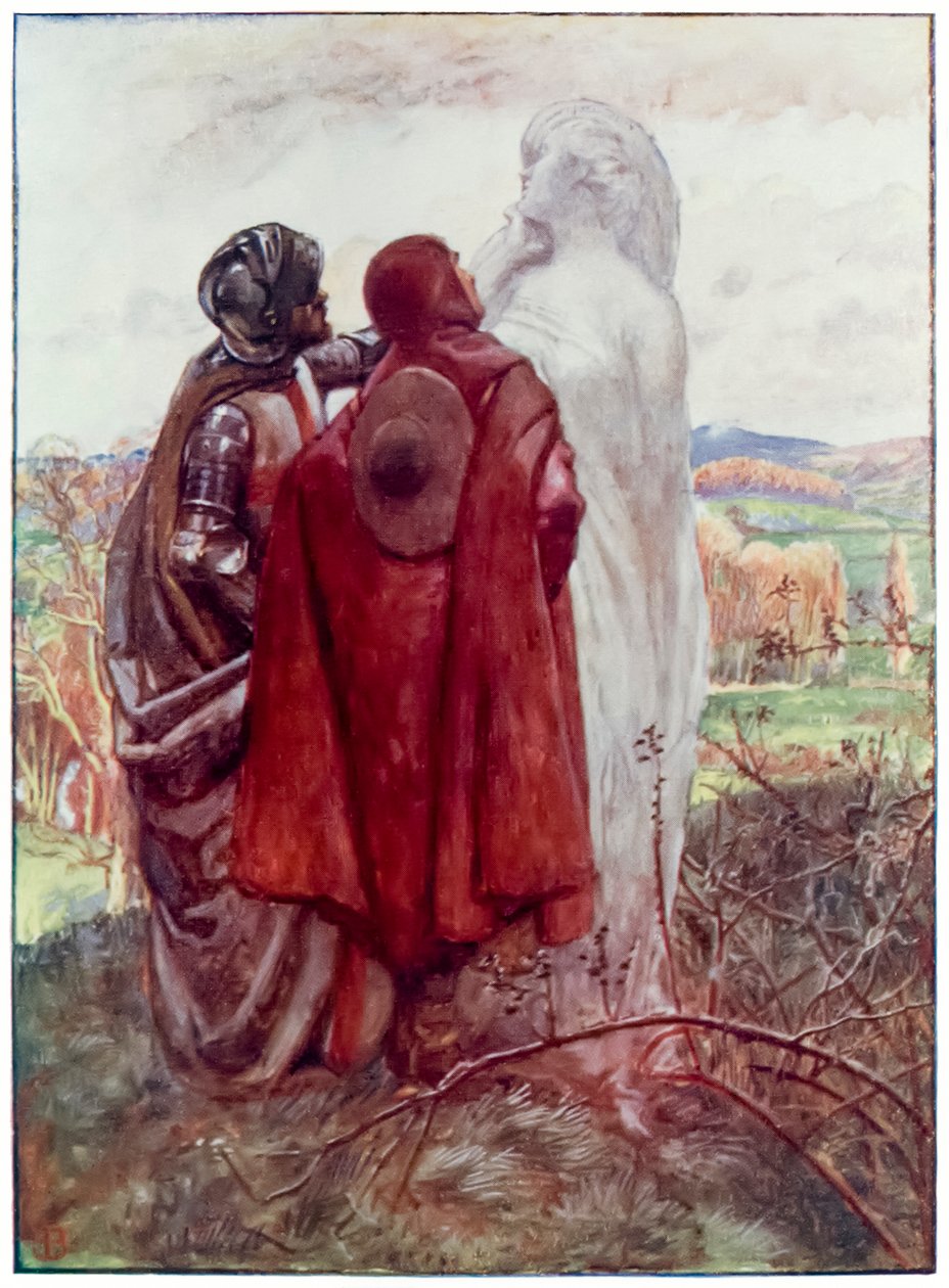 Lots Frau aus The Pilgrims Progress From This World, To That Which Is To Come von John Bunyan (1628-1688) Illustration von Byam Shaw (1872-1919) von John Byam Liston Shaw