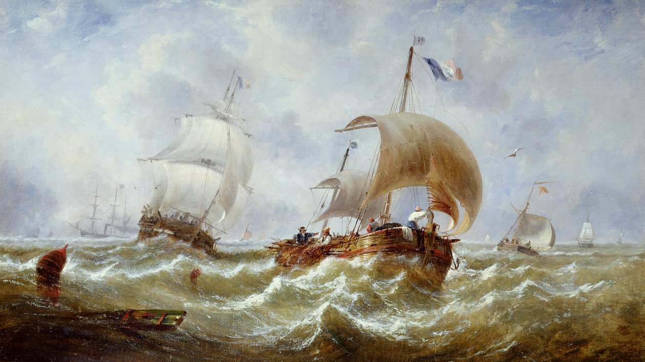 Eine frische Brise, ca. 1867 von John Callow