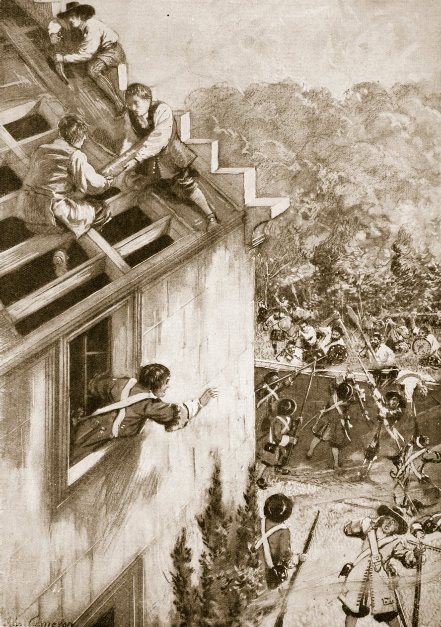 Der Angriff auf Dunkeld, 21. August 1689 von John Cameron