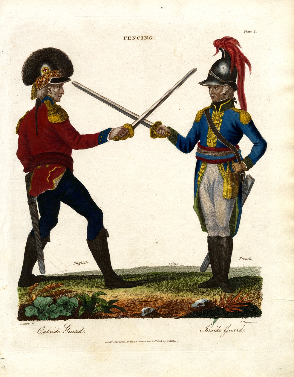 Fechten: Außen- und Innenwache von John Chapman