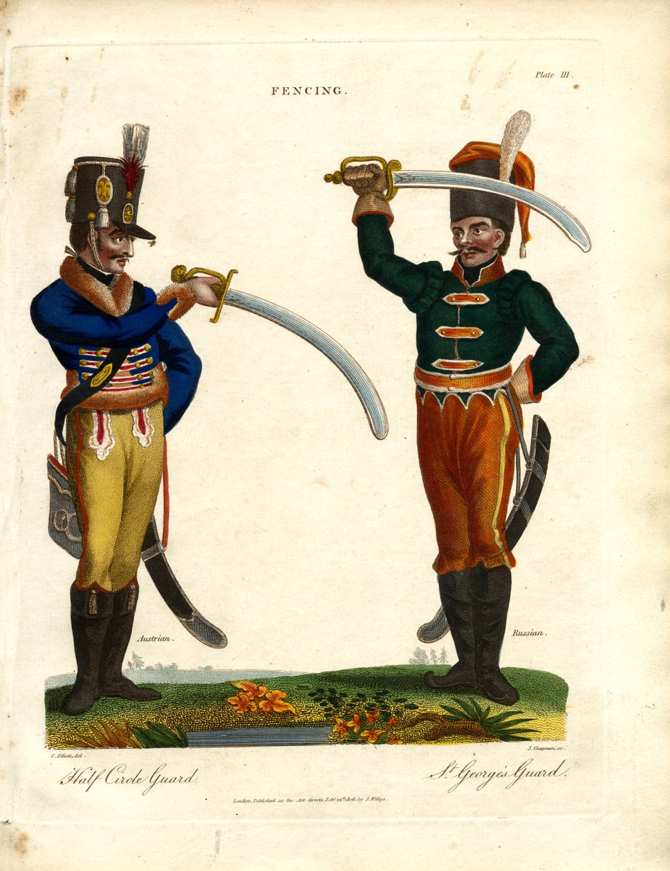 Fechtstile: Halbkreiswache und St. Georgs Wache von John Chapman
