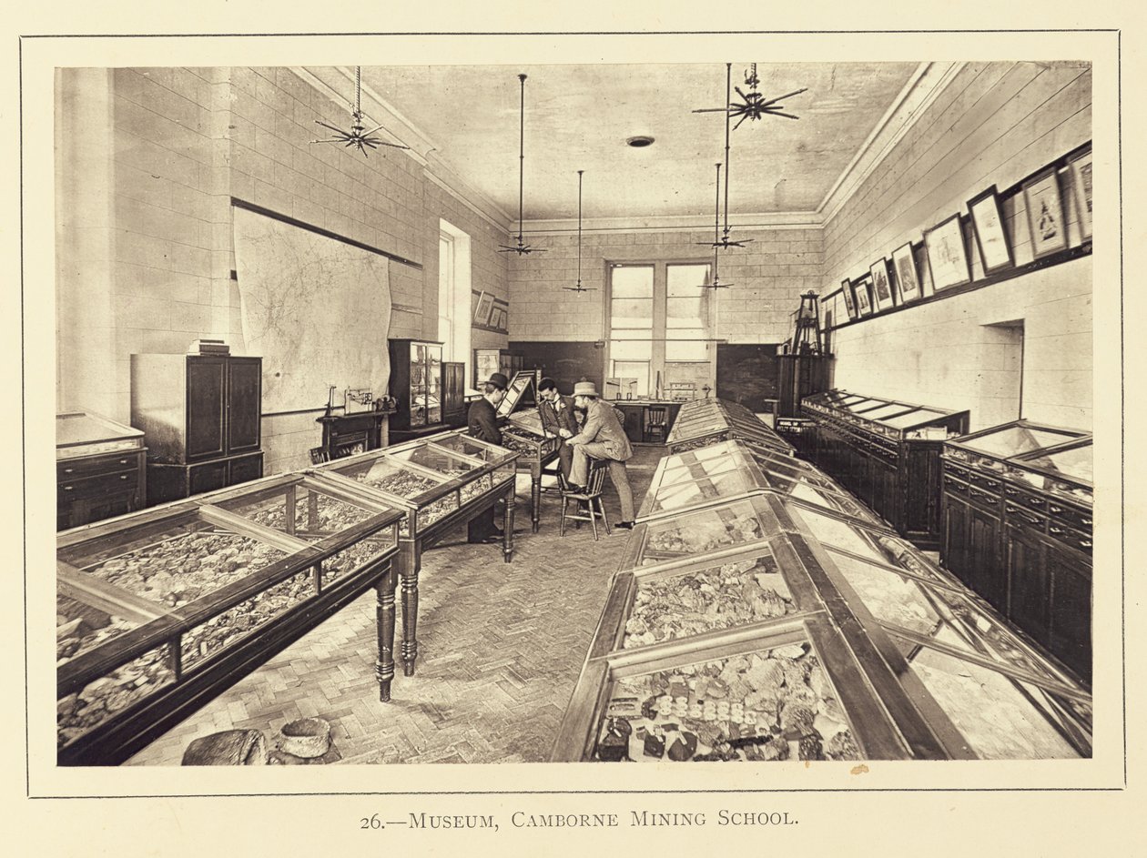 Museum, Camborne Bergbauschule von John Charles Burrow
