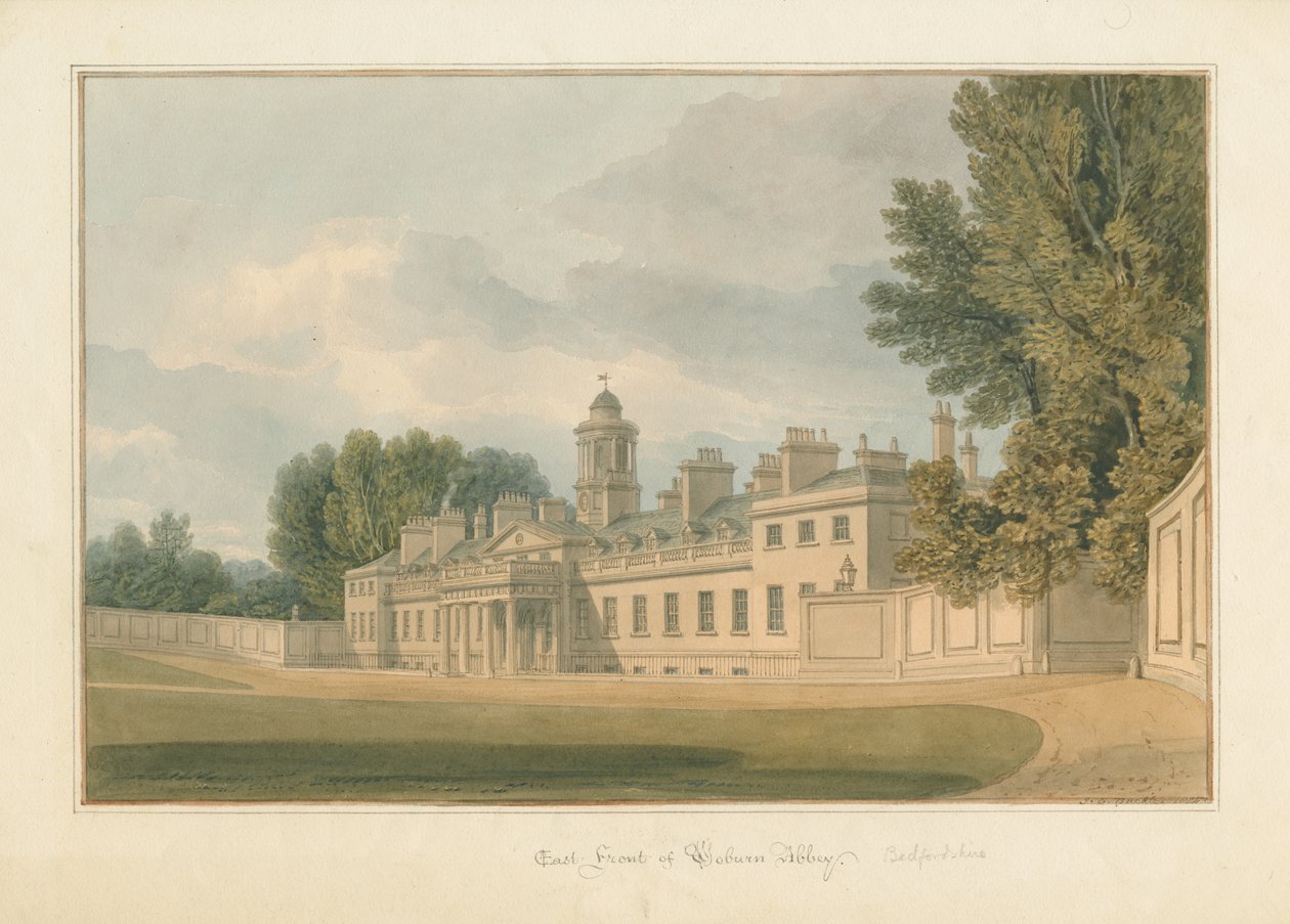 Bedfordshire - Woburn Abbey von John Chessell Buckler