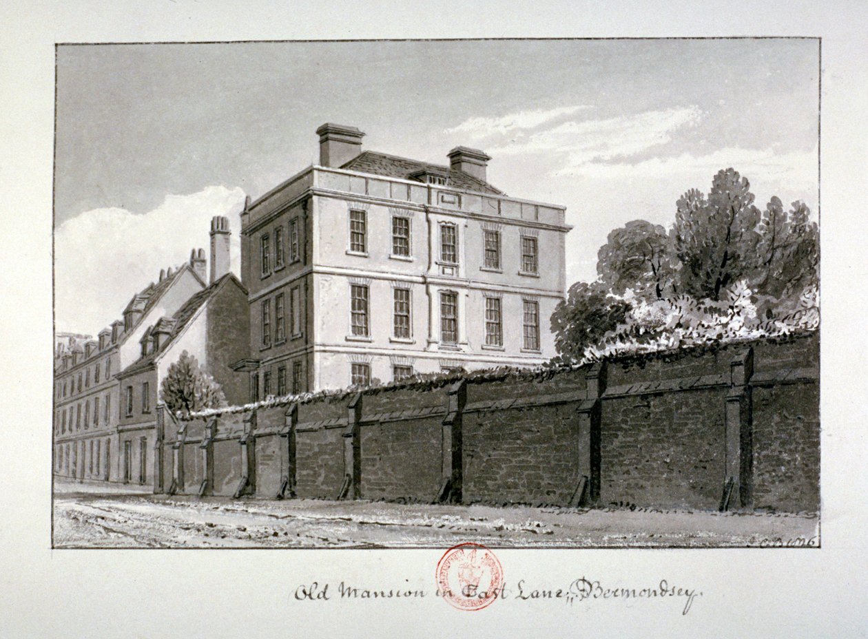 East Lane, Bermondsey, London, 1826 von John Chessell Buckler