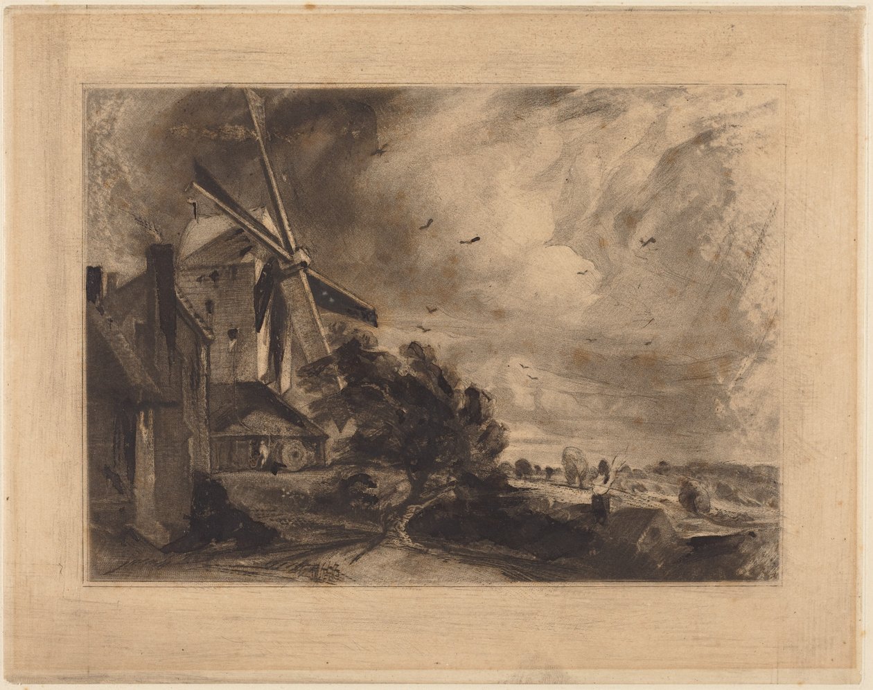 Eine Mühle von John Constable