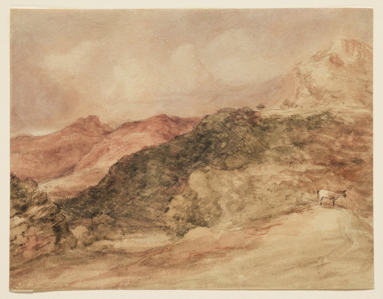 Bow Fell und Langdale Pikes von John Constable