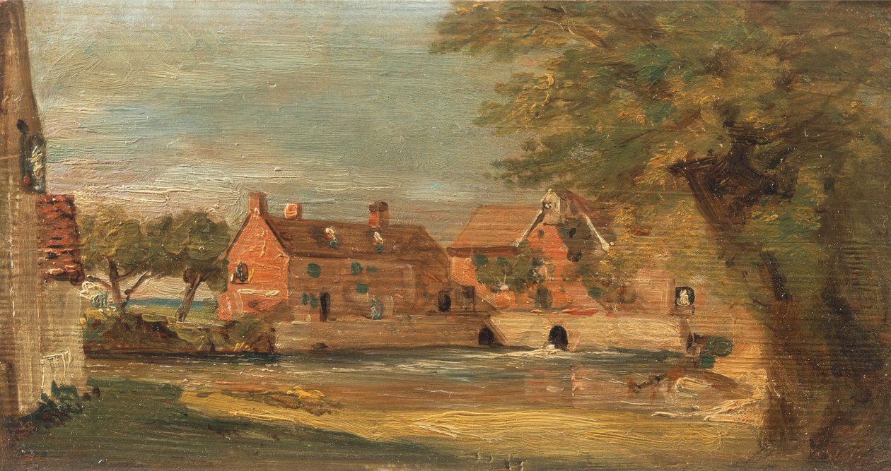Flatford Mill, zwischen 1810 und 1811 von John Constable