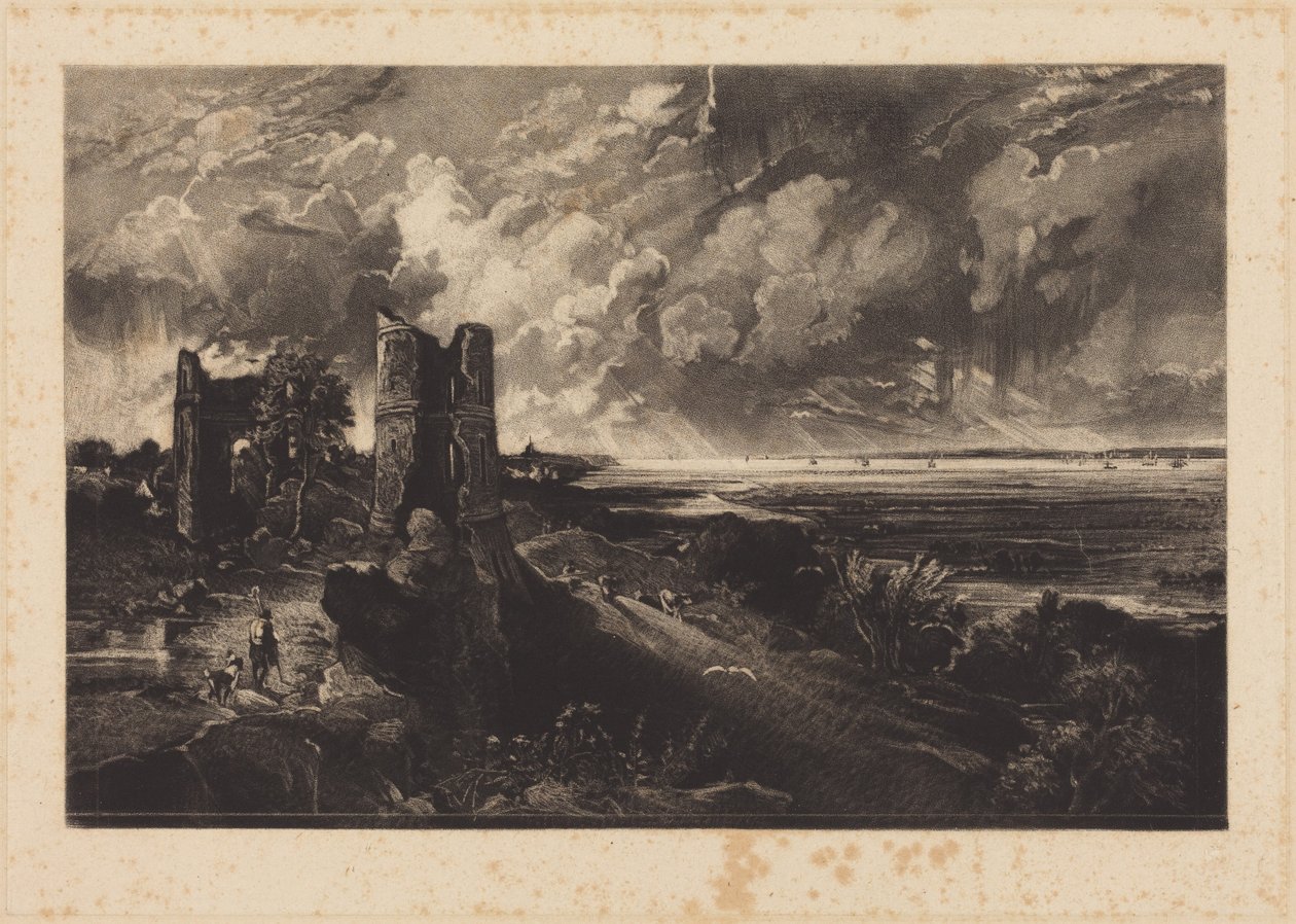 Hadleigh Castle (Kleine Platte) von John Constable