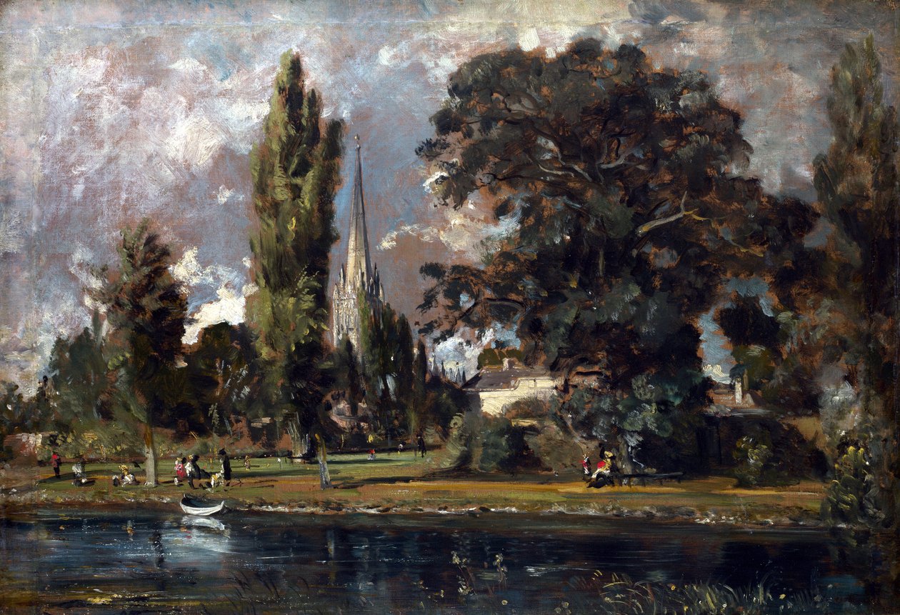 Kathedrale von Salisbury und Leadenhall vom Fluss Avon von John Constable