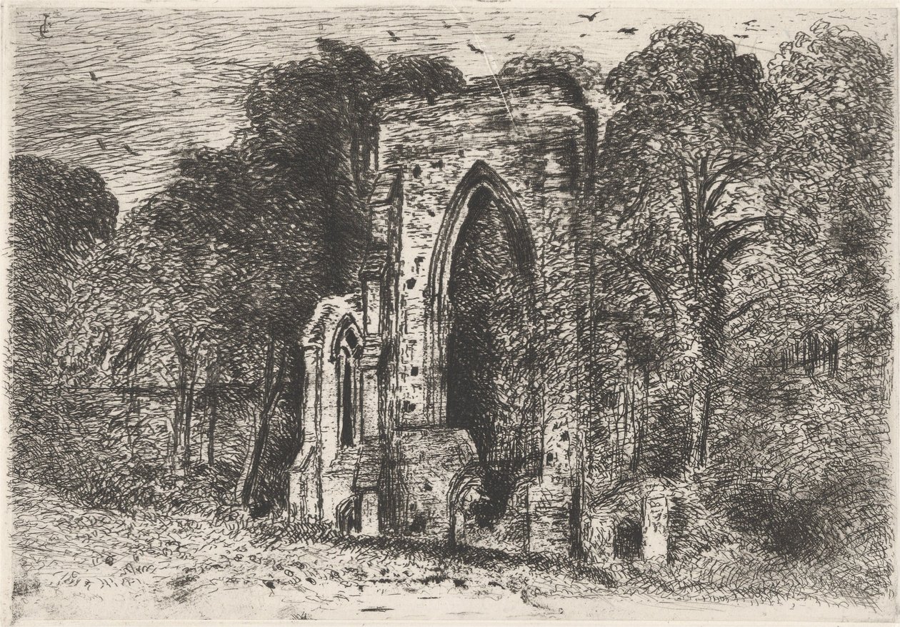 Die Ruinen der Netley Abbey von John Constable