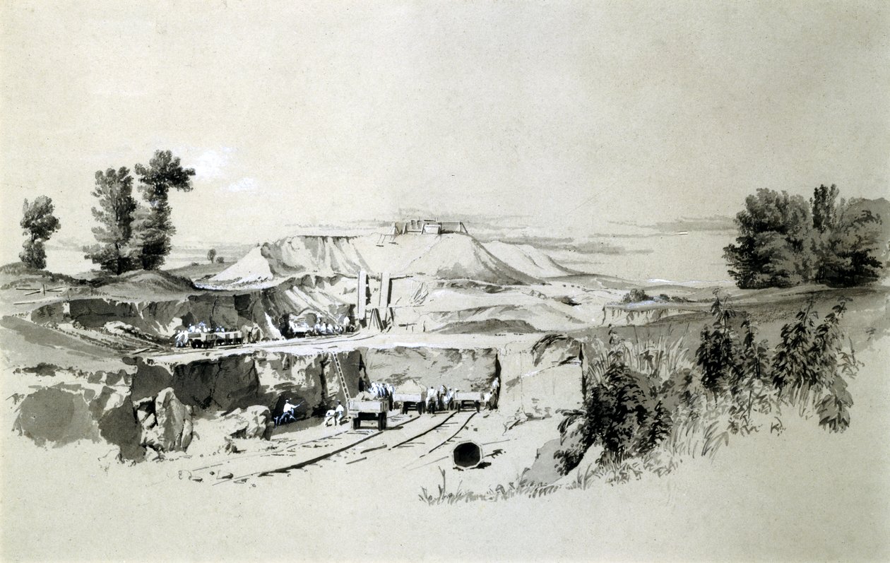Linslade Tunnel, 23. Juni 1837 von John Cooke Bourne