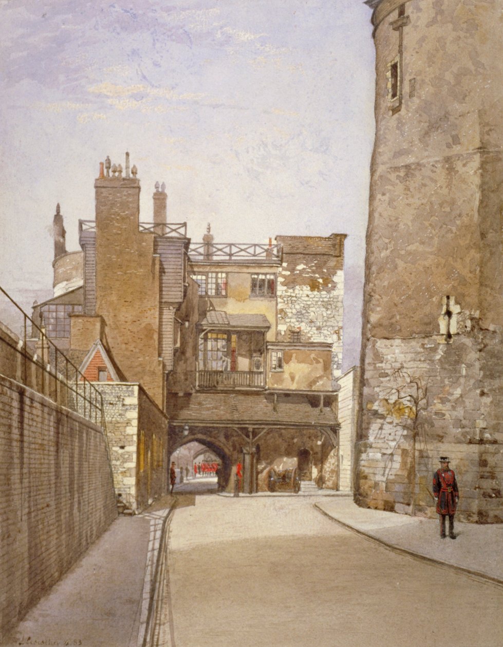 Tower of London, Stepney, London, 1883 von John Crowther