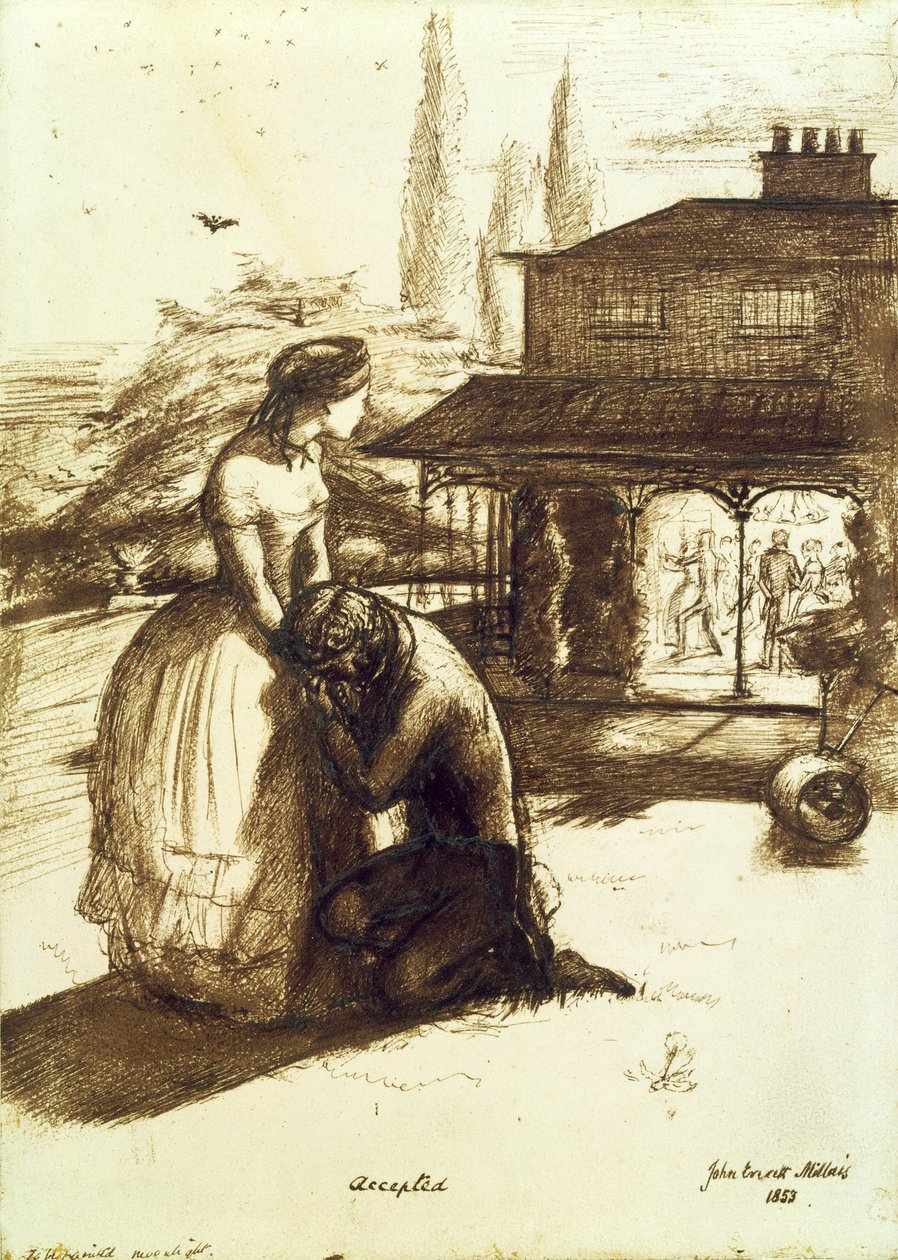 Akzeptiert, 1853 von John Everett Millais