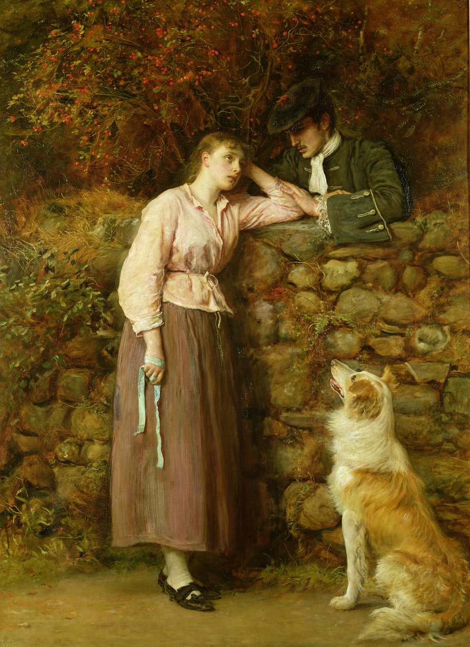 Effie Deans, aus Das Herz von Midlothian von Sir Walter Scott, 1877 von John Everett Millais