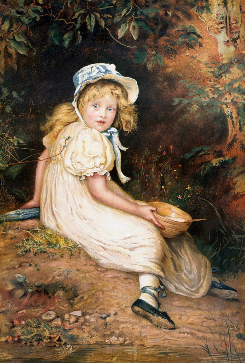 „Little Miss Muffet“ von John Everett Millais