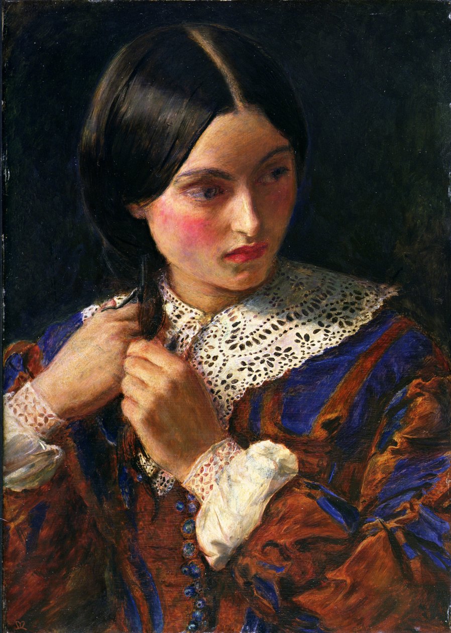 Nur eine Haarlocke von John Everett Millais