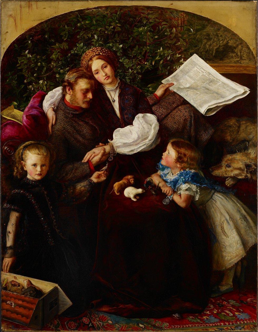 Frieden geschlossen, 1856 von John Everett Millais
