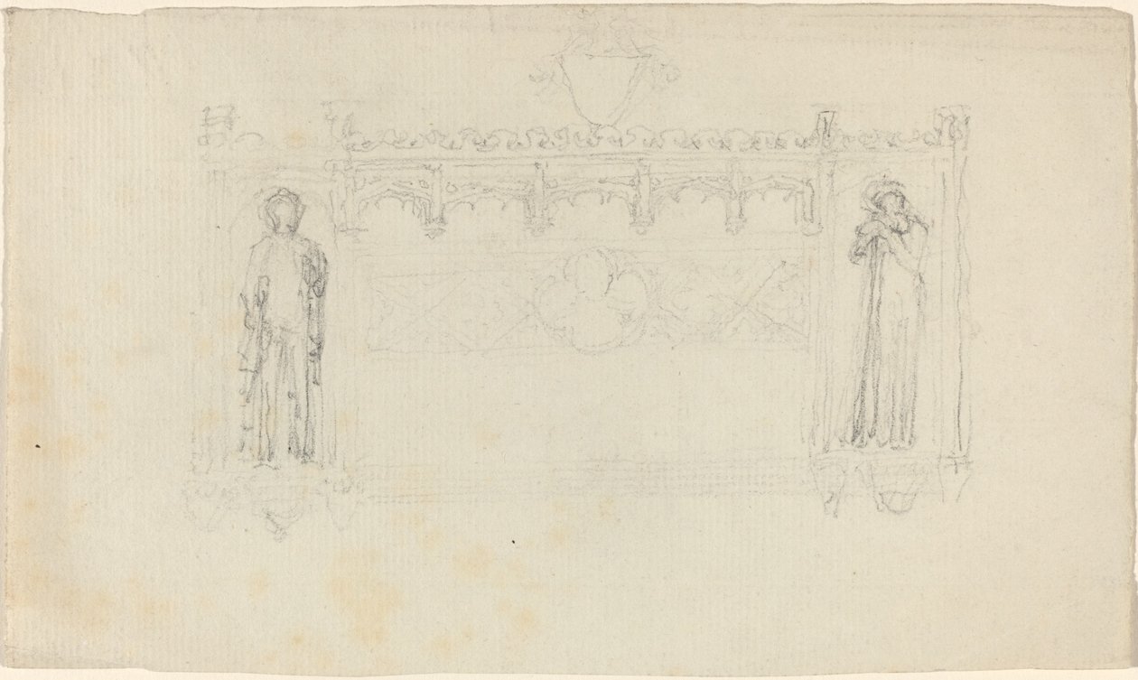 Entwurf für das Simcoe-Denkmal, Exeter Cathedral von John Flaxman