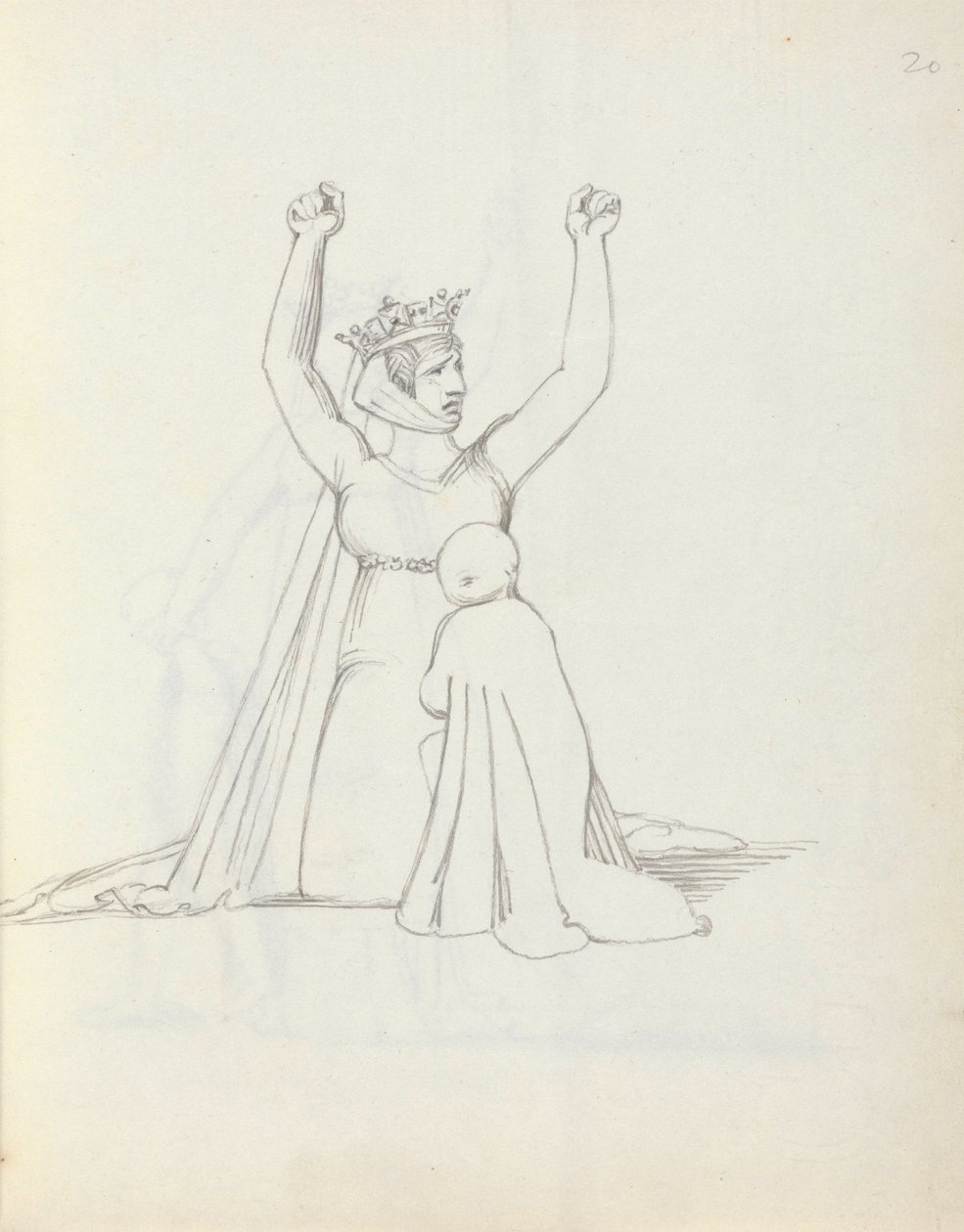 Mrs. Siddons als Constance von John Flaxman