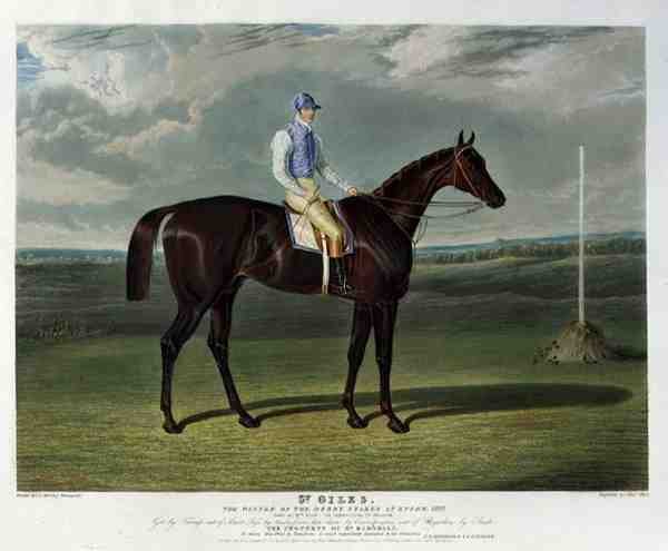 St. Giles, der Gewinner des Derby Stakes in Epsom von John Frederick Herring Snr
