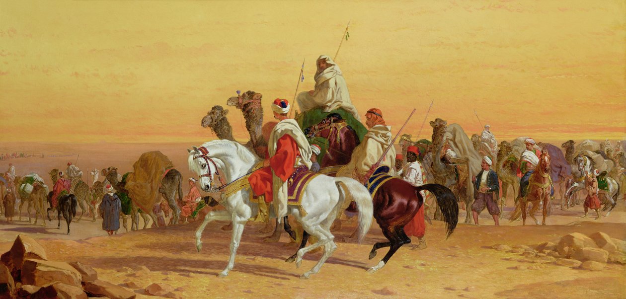 Eine arabische Karawane von John Frederick Herring Senior