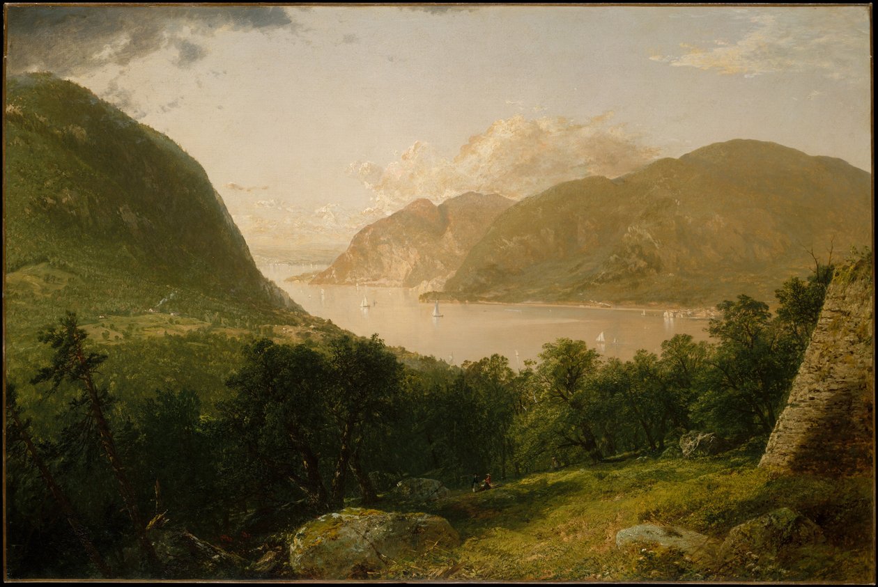 Hudson River Szene von John Frederick Kensett