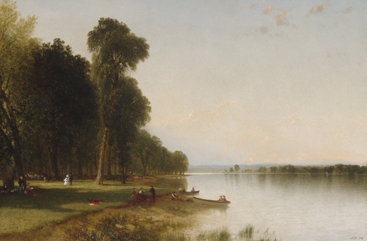 Sommertag am Conesus Lake von John Frederick Kensett