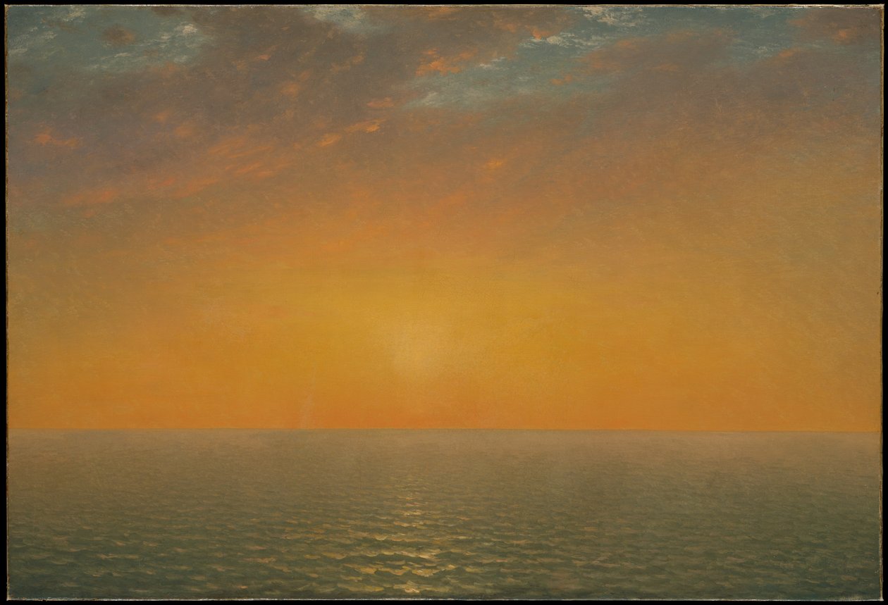 Sonnenuntergang am Meer von John Frederick Kensett
