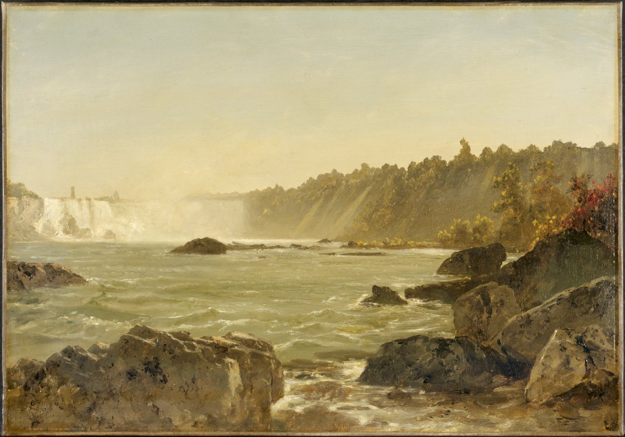 Blick auf die Niagarafälle von John Frederick Kensett