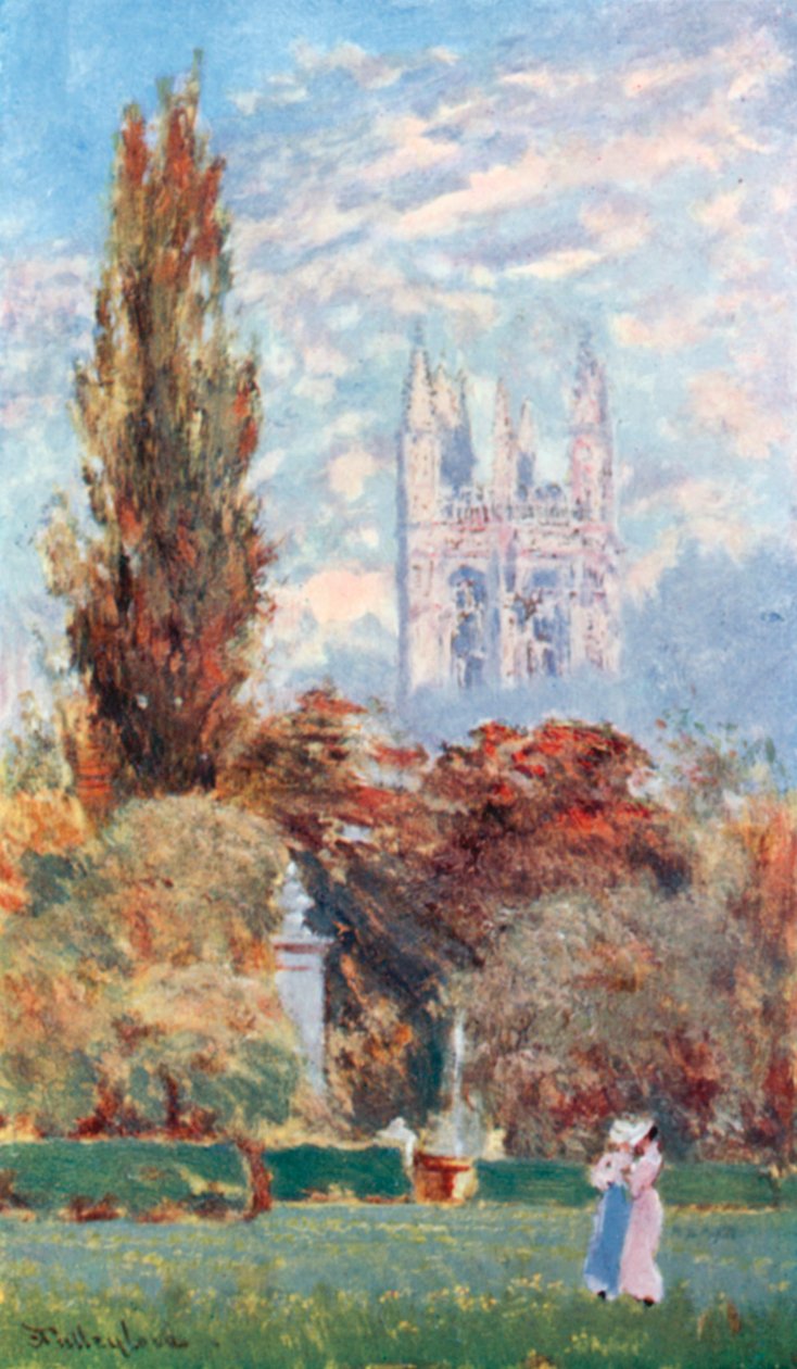 Magdalen Tower und Botanischer Garten von John Fulleylove