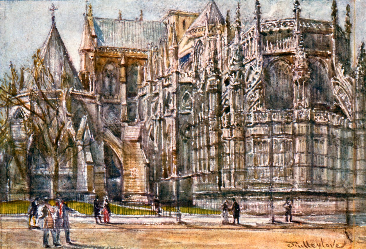 Das Kapitelhaus und das Ostende der Kapelle Heinrichs VII. von John Fulleylove