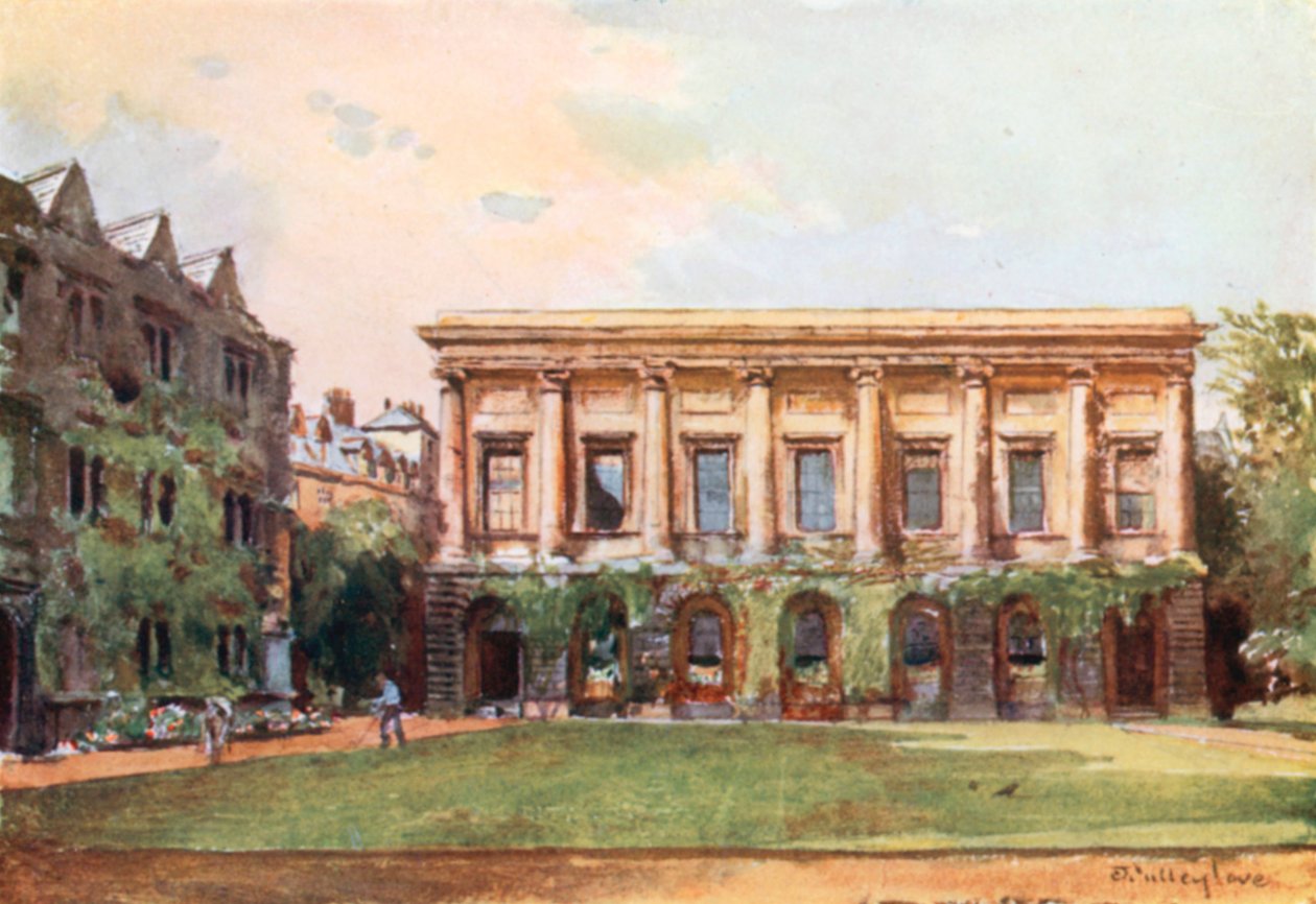 Die Bibliothek, Oriel College von John Fulleylove