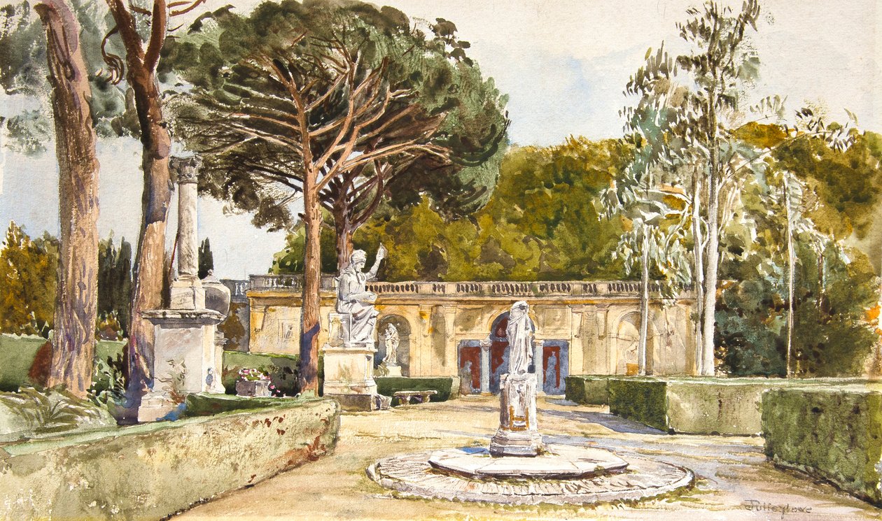 Die Medici-Gärten, Rom von John Fulleylove
