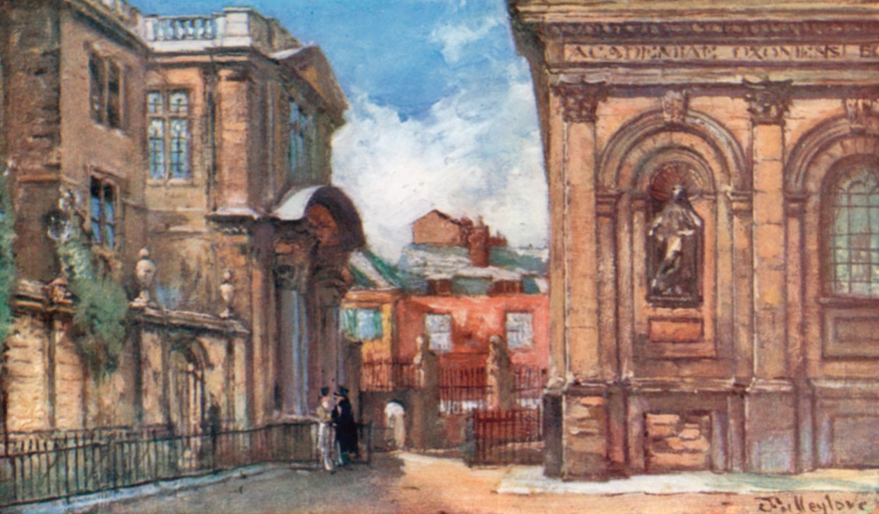 Das Alte Ashmolean Museum und Sheldonian Theatre von John Fulleylove