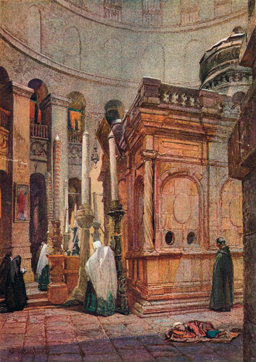 Die Rotunde und Kapelle des Heiligen Grabes von John Fulleylove