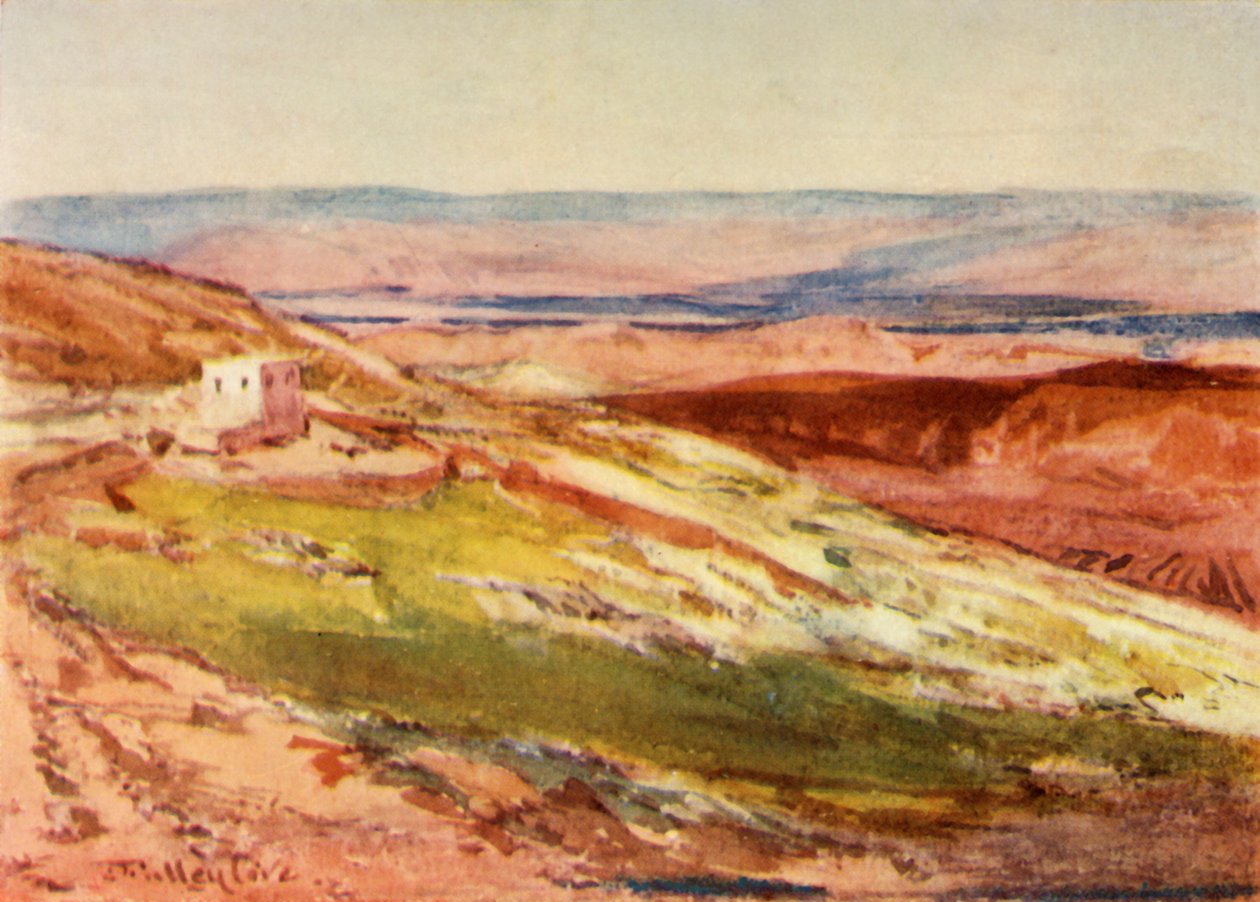 Das Tal des Jordan vom Ölberg, 1902 von John Fulleylove
