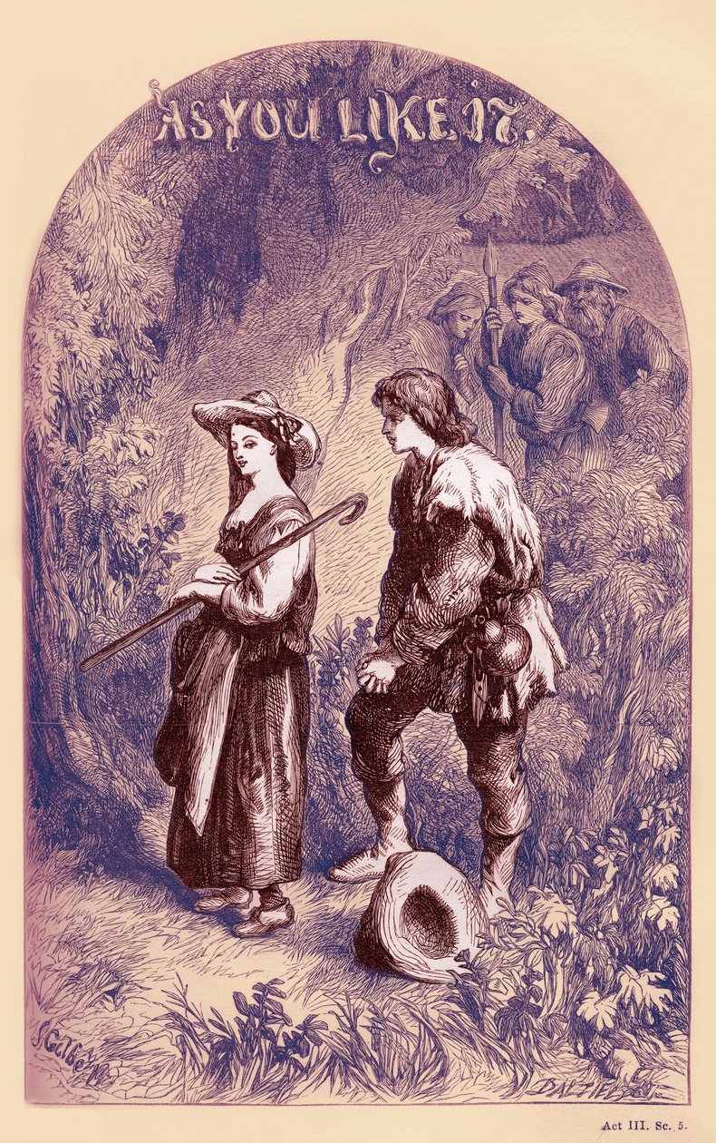 Wie es euch gefällt von William Shakespeare von John Gilbert