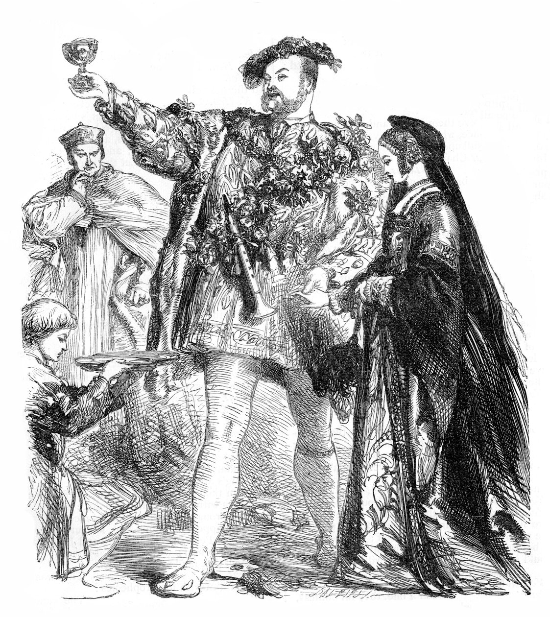 Heinrich VIII. von William Shakespeare von John Gilbert