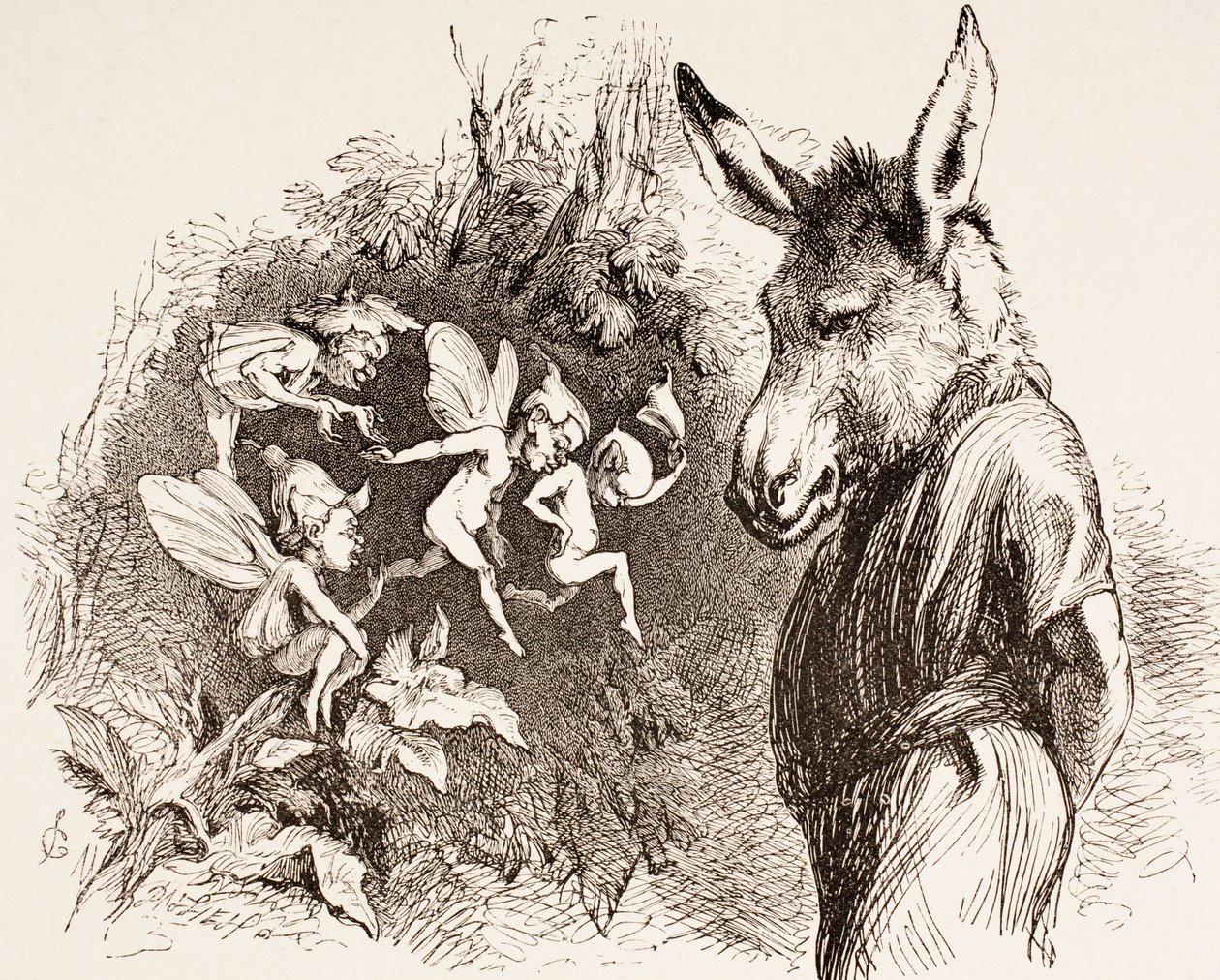 Illustration für Ein Sommernachtstraum, aus 