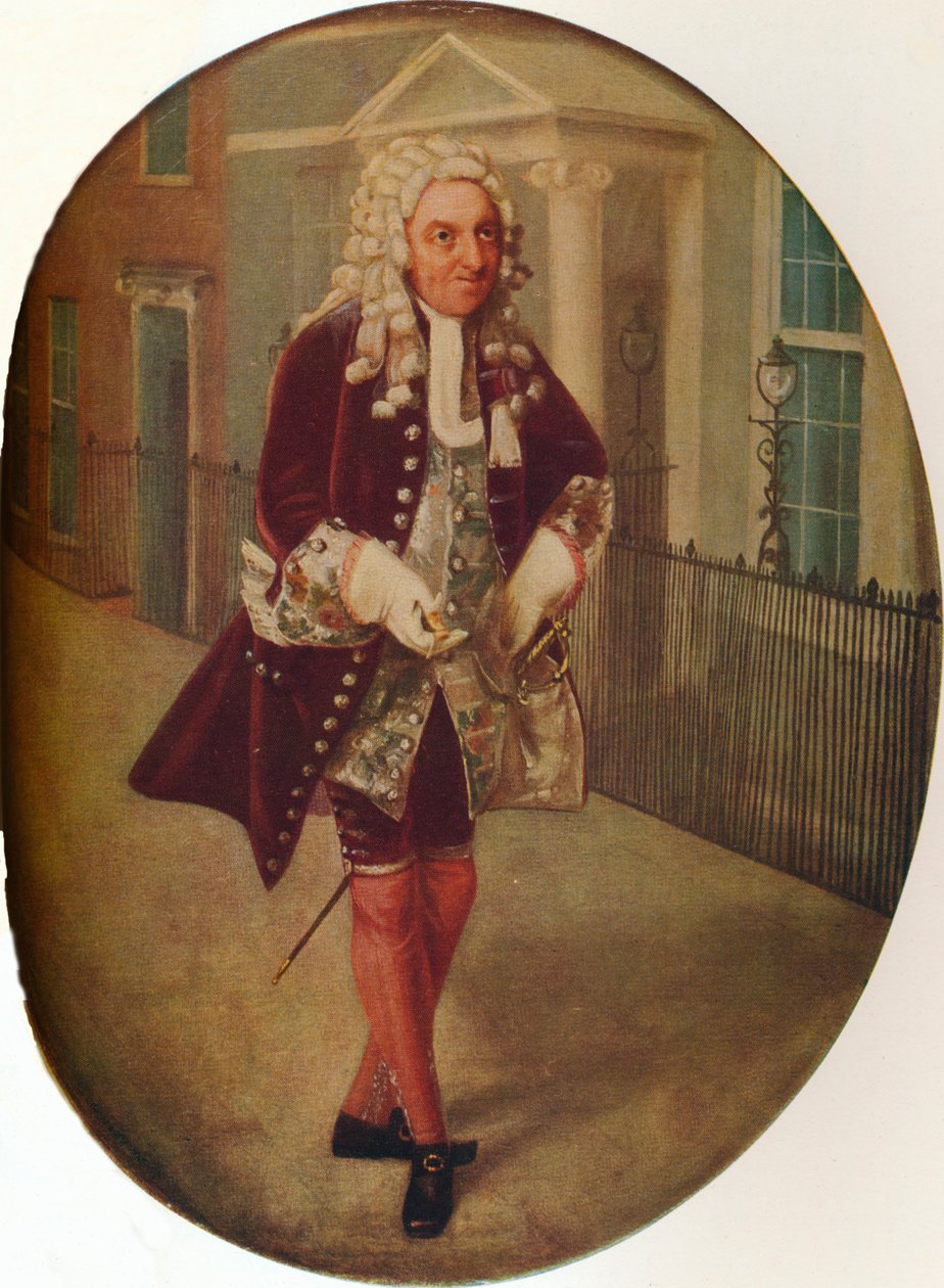 Richard Suett als Bayes in The Rehearsal von George Villiers, 2. Herzog von Buckingham von John Graham