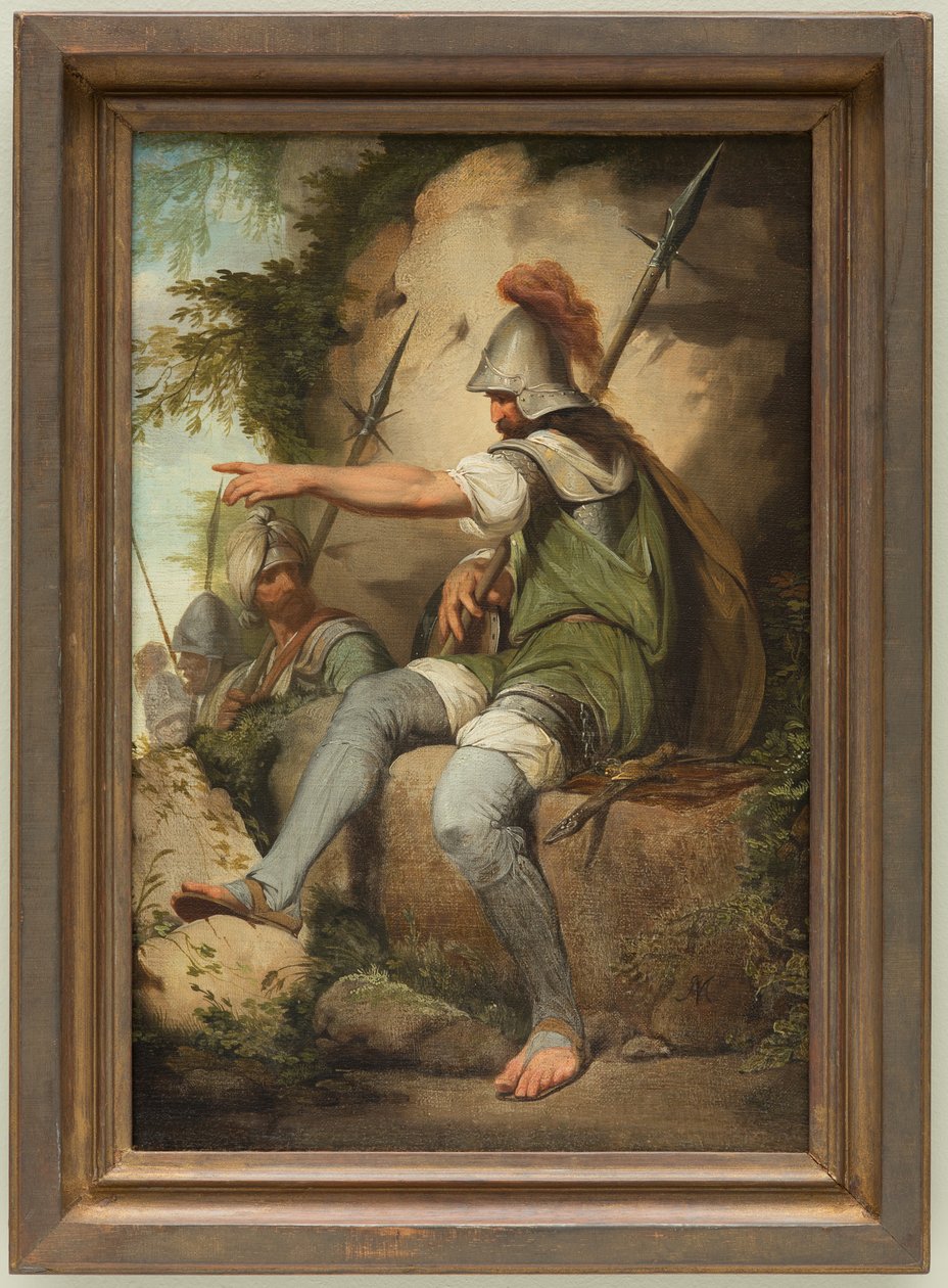 Bandit nimmt seinen Posten ein von John Hamilton Mortimer