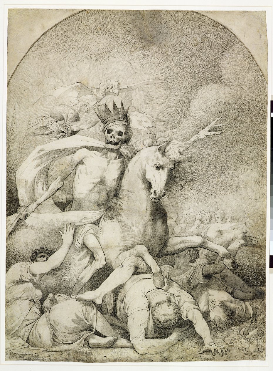 Der Tod auf einem fahlen Pferd von John Hamilton Mortimer